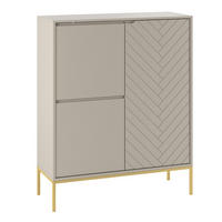 SIDEBOARD Daria Kaschmir - Beige, Holzwerkstoff (102/145/39cm) - Petits-meubles