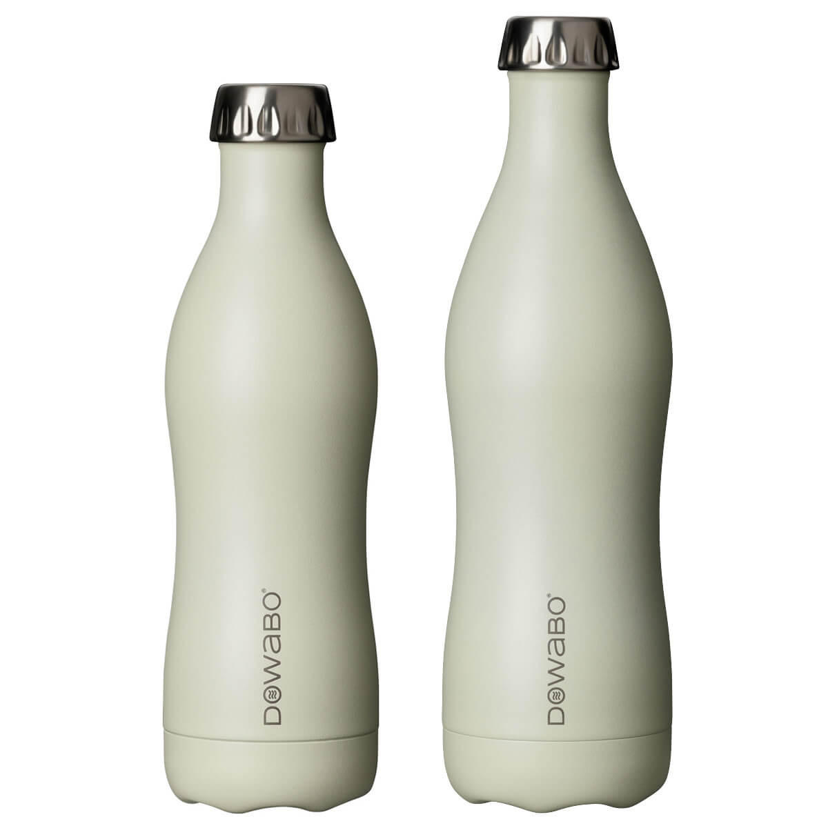 ISOLIERFLASCHE Dowabo - Creme, Metall (0.75L) - Dowabo