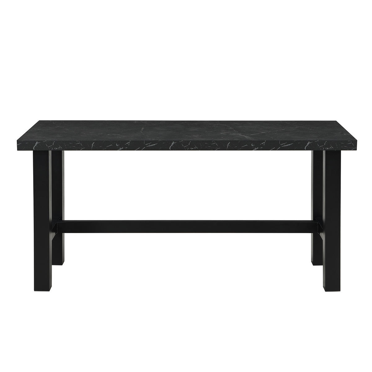 SCHREIBTISCH THOR 160/60/77 cm - Anthrazit/Schwarz, Holzwerkstoff/Metall (60/160/77cm) - DUBI Möbel