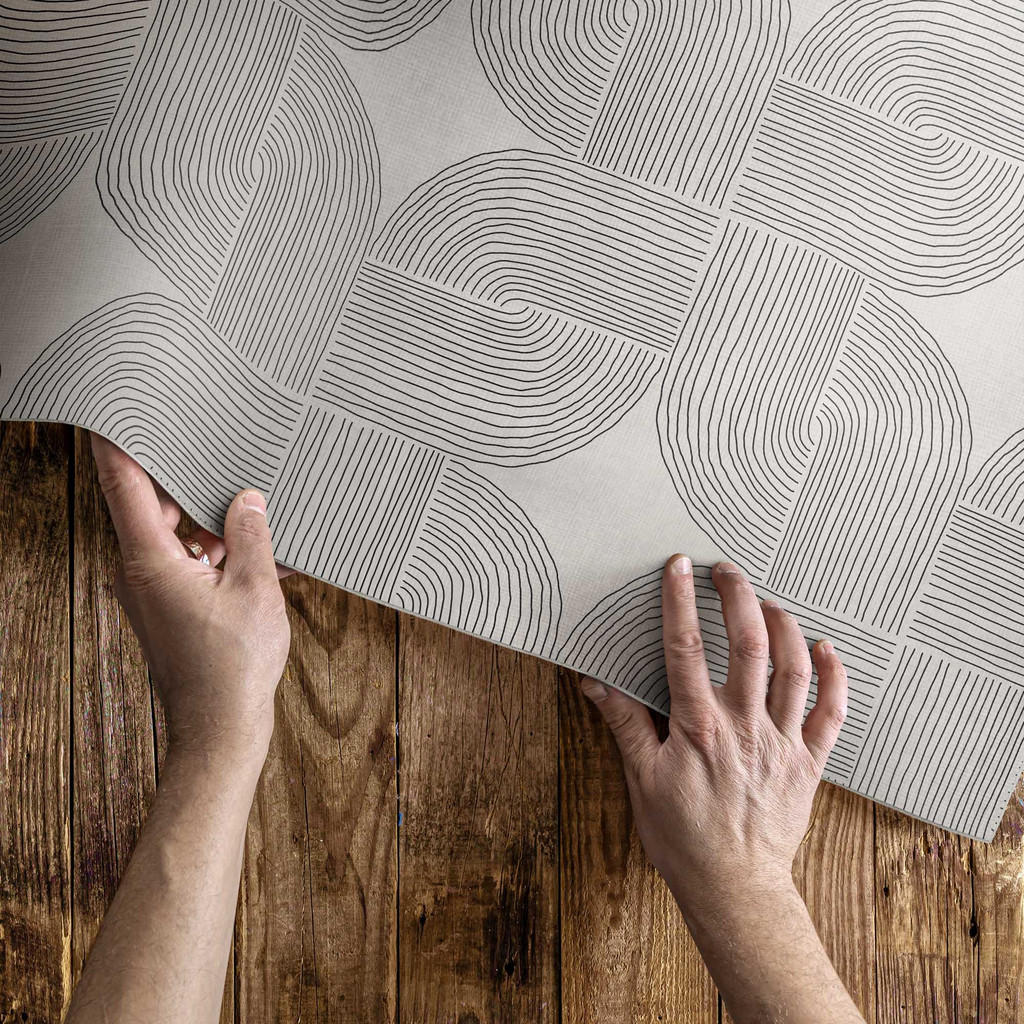 Thumbnail - Wallfluent Teppich, Beige, Kunststoff, 80x120 cm, Teppiche & Böden, Teppiche, Moderne Teppiche