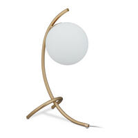 TISCHLAMPE - Multicolor, Glas/Metall (22.5/15/40cm) - Relaxdays
