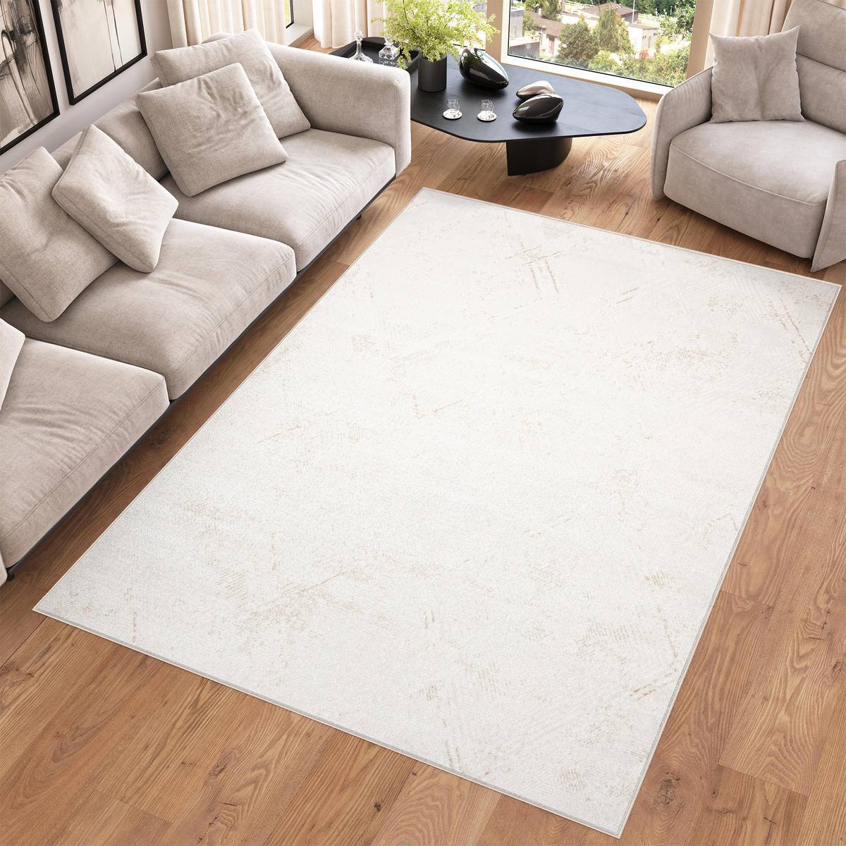 TEPPICH HERA Weiß 200/300 cm - Weiß, Textil (200/300cm) - Tapiso