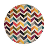 TEPPICH Bunt-Design, geometrisch MEON JOSH, Multi 160x160 cm - Multicolor, Textil (160/160cm) - KADIMA DESIGN
