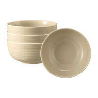 MÜSLISCHALEN Terra Sandbeige ø 15 cm 4er Set - Beige, Keramik (15cm) - Seltmann Weiden