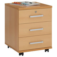 ROLLCONTAINER VANCOUVER - Buchefarben, Holzwerkstoff (44/58/45cm) - CARO-Möbel