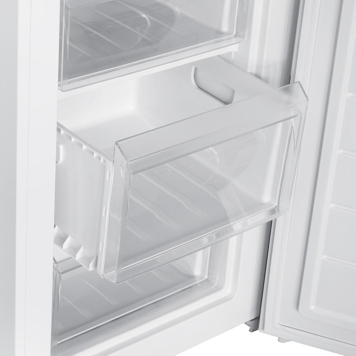 GEFRIERSCHRANK klein - 87L Nutzinhalt, 4-Sterne Gefrieren, kompakt und freistehend, leise, weiß - Weiß, Kunststoff/Metall (55/85/58cm) - homeX