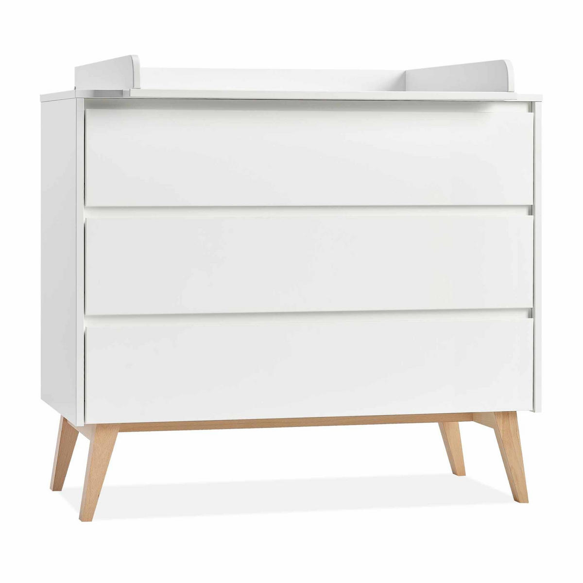 WICKELAUFSATZ Dambi - Weiß, Holzwerkstoff (90/8/76cm) - KONSIMO®