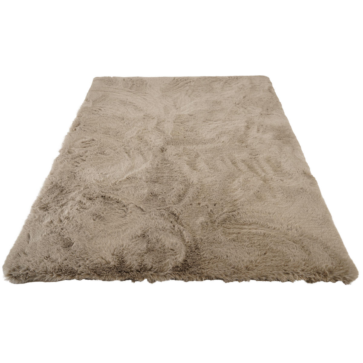 FELLTEPPICH HEAVEN SUPER SOFT 160/230 LIGHTTAUPE - Hellbraun, Textil (160/230cm) - Consilio Concept