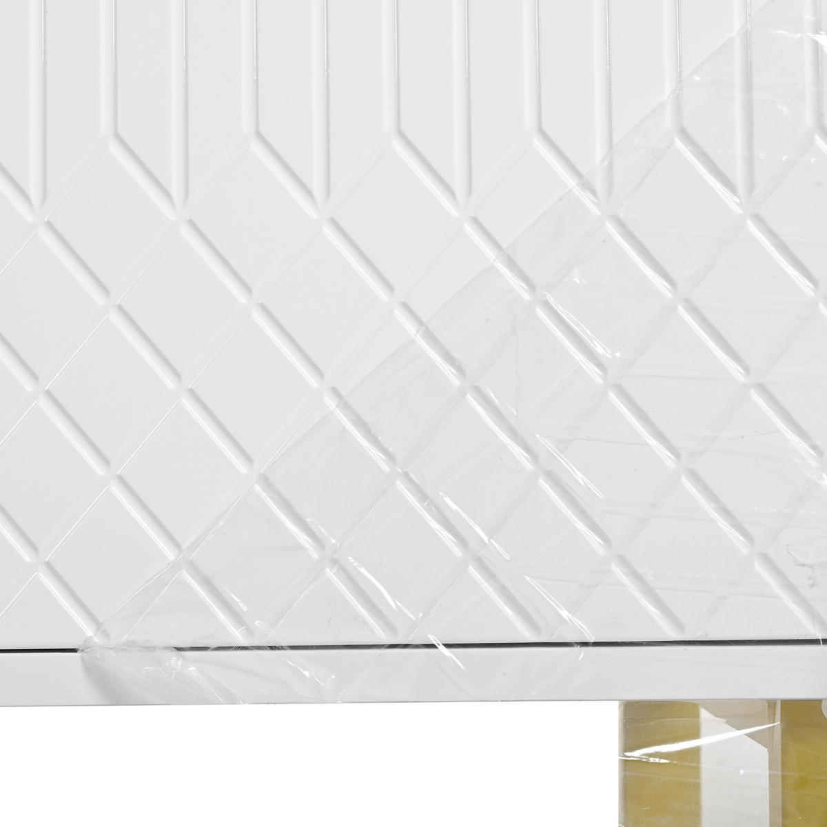 SIDEBOARD 140/40/80 cm Weiß aus MDF mit 4 Türen - Weiß, Holzwerkstoff (40/80/140cm) - OKMYHOME