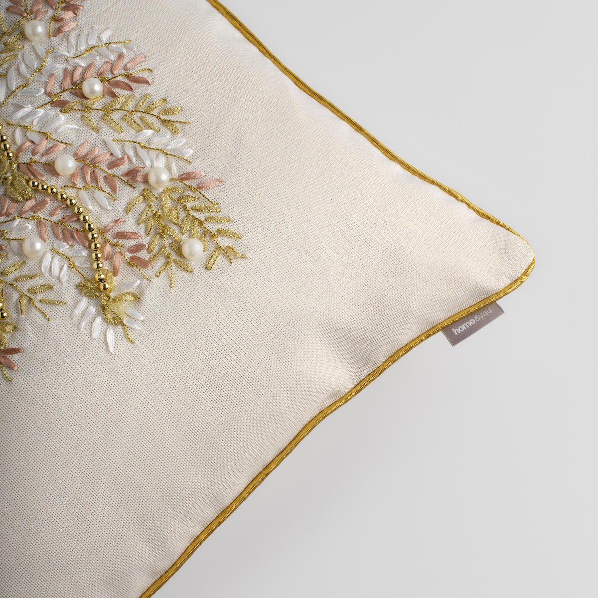 KISSENBEZUG Arvore, 45x45cm, Weiß, Weihnachten Kissenhülle, Weihnachtsdeko, Christmas, Weihnachtsmotiv Sofakissen Dekokissenbezuge - Weiß, Kunststoff (45/45cm) - home&you