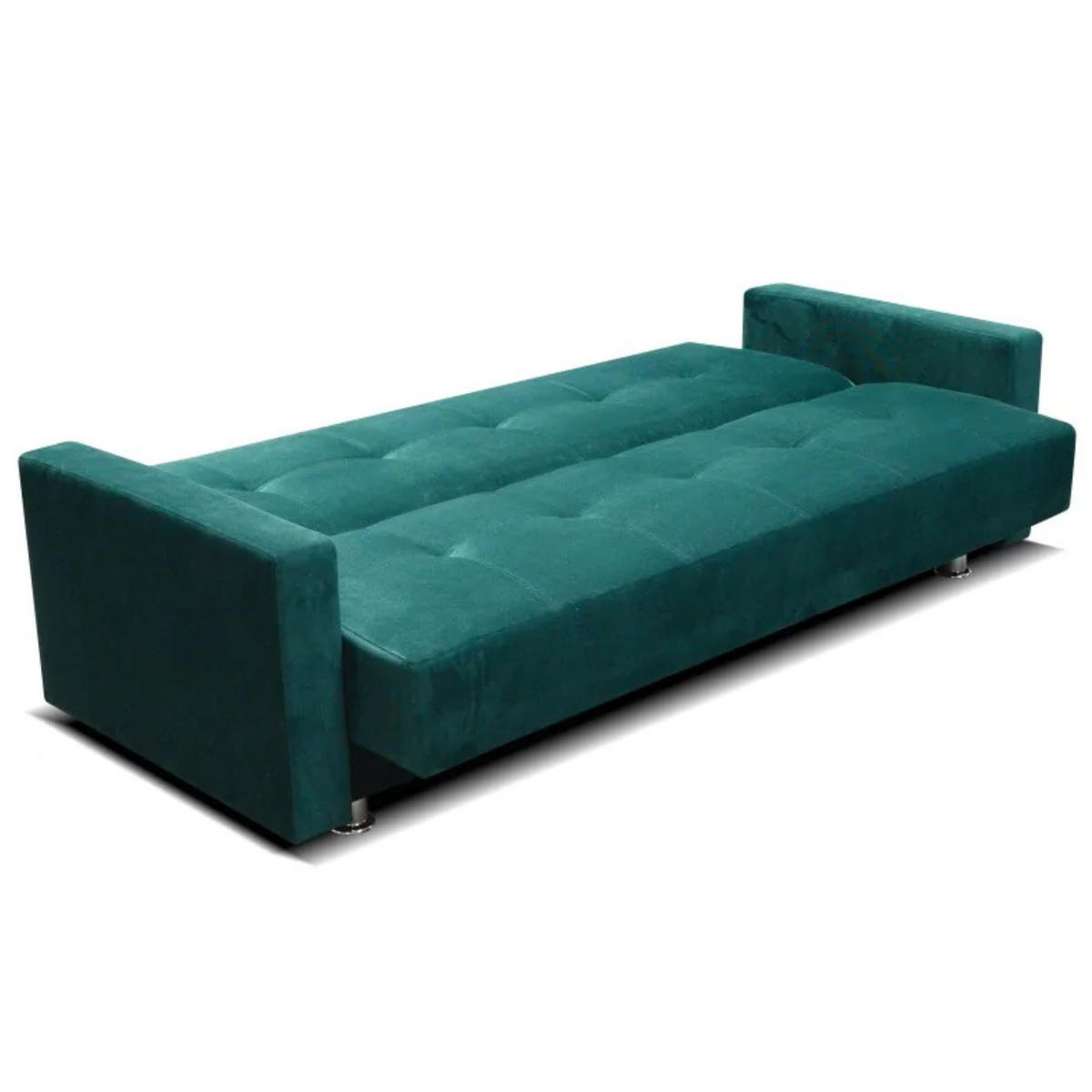 SCHLAFSOFA ALA, Sofa mit Schlaffunktion und Bettkasten, Farbe: Grau, Veloursstoff - Grau, Textil (225/92/88cm) - Sepro Meble
