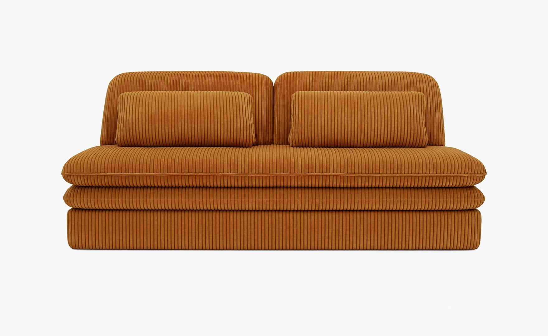 SCHLAFSOFA Mit Bettkasten OLIA, Stoff Poso, Senffarbe - Gelb, Holz (190/75/90cm) - Kaiser Möbel