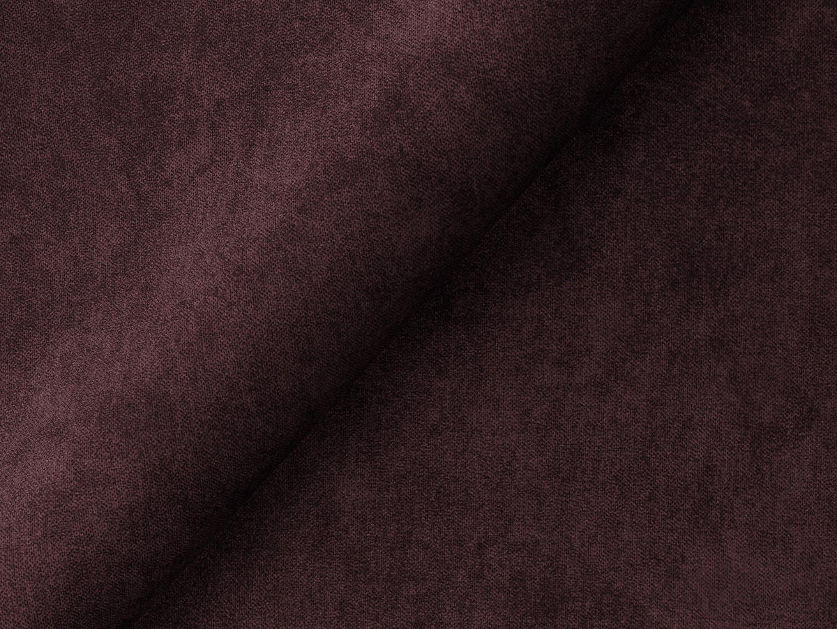 SOFAELEMENT Samt Stoff Rot - Bordeaux/Schwarz, Holzwerkstoff/Kunststoff (75/77/90cm) - Makamii