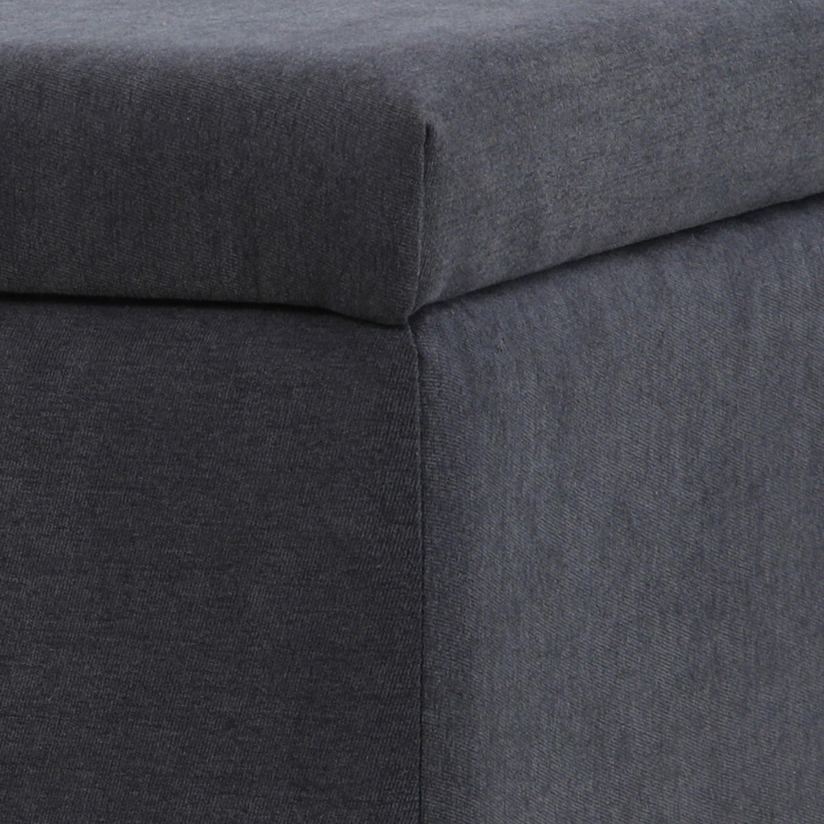 OTTOMANE DAISY Dunkelgrau - Anthrazit, Textil (91/47/45cm) - SVITA