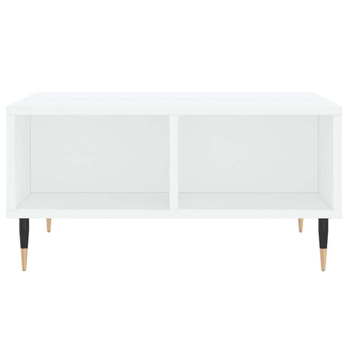 COUCHTISCH Weiß 60x60x30 cm Holzwerkstoff - Weiß, Holzwerkstoff (60/60/30cm) - furnicato