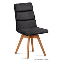 ESSZIMMERSTUHL drehbar (6er-Set) Doris 47x92x60 Eiche geölt/Anthrazit - Eichefarben/Anthrazit, Kunststoff (60/92/47cm) - 58aufmkessel