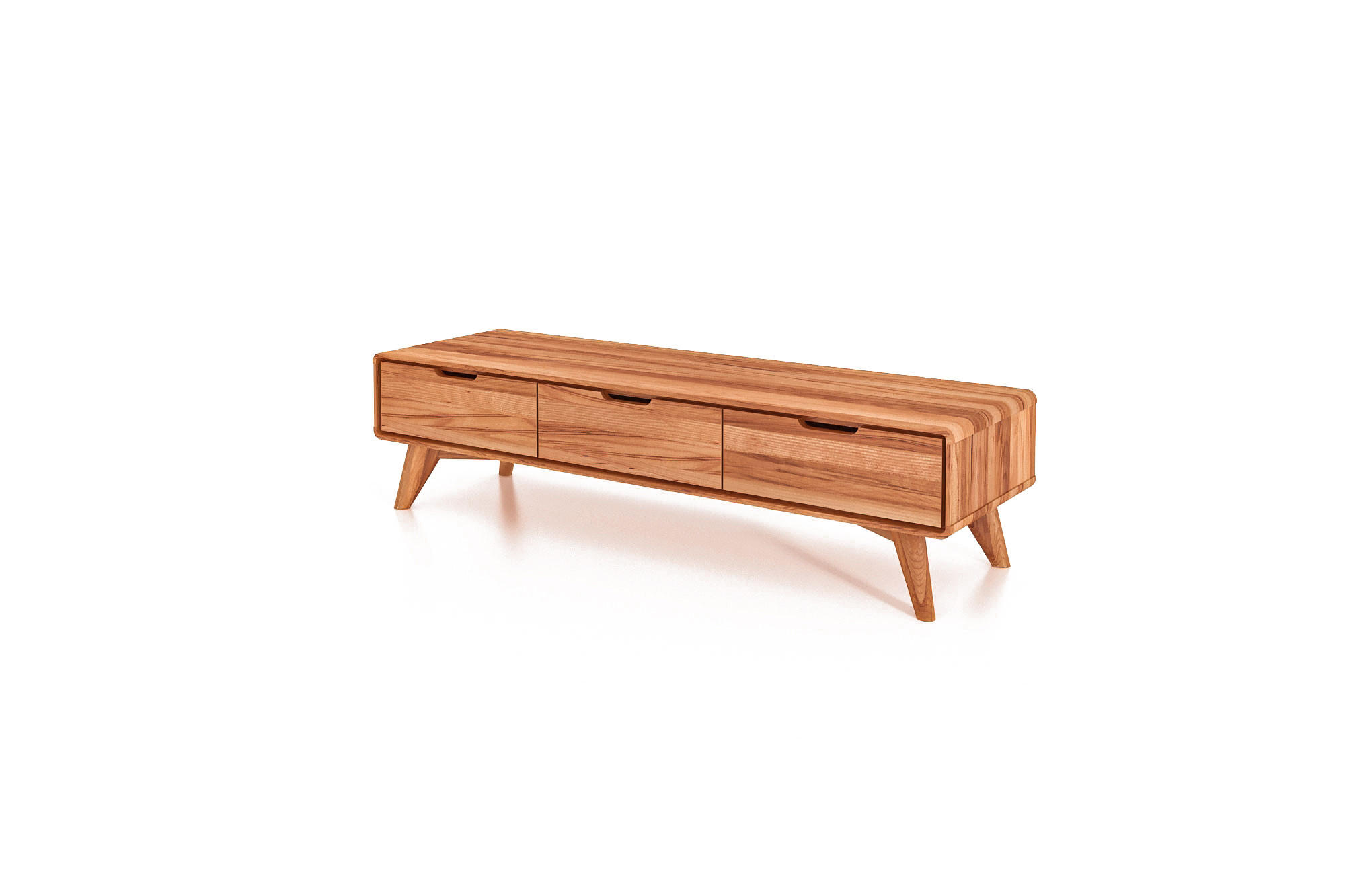 GREG TV-SCHRANK Kernbuche - Kernbuche, Holz (134/33/40cm) - byoak