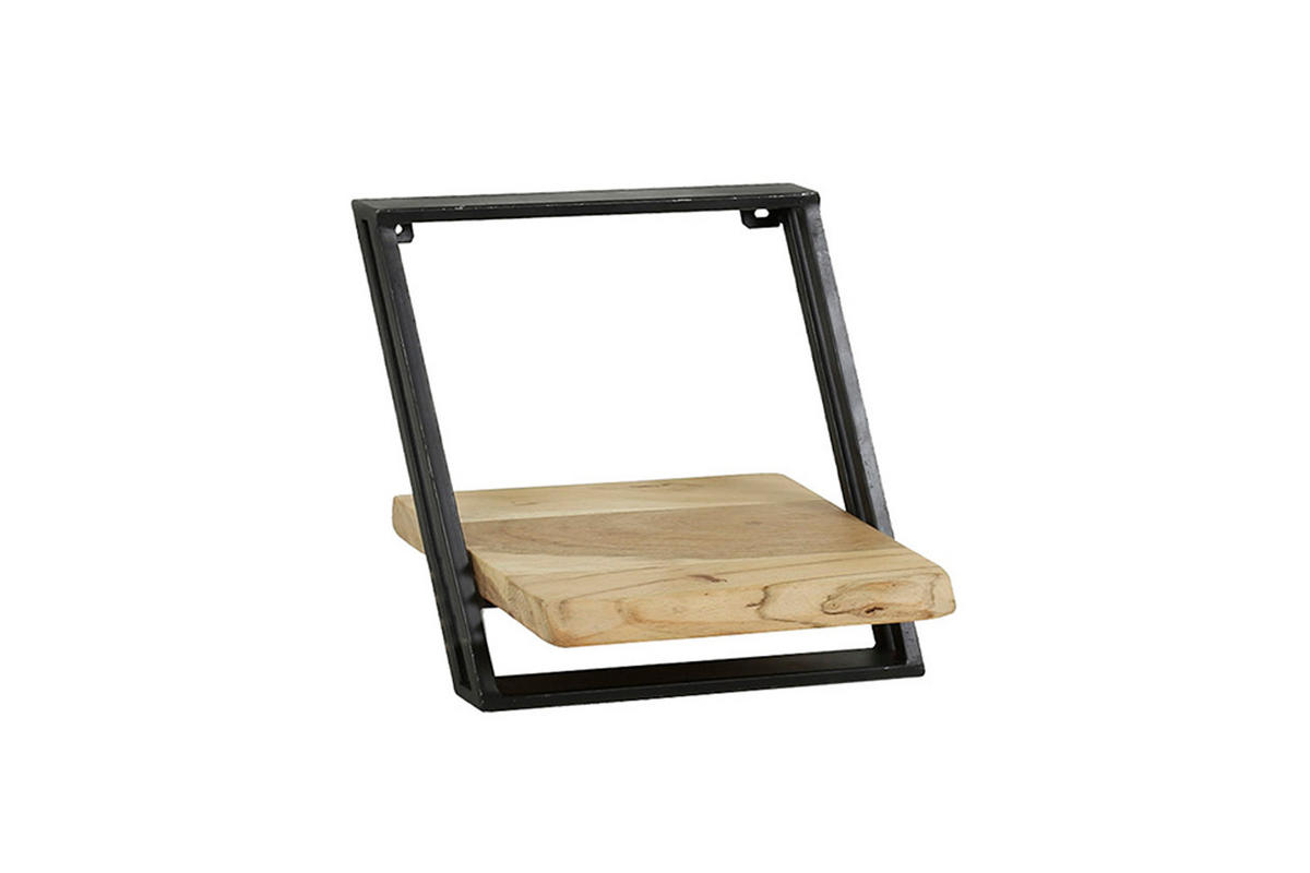 WANDREGAL ADELIA 3ER SET Holz Akazie - Naturfarben, Holz (100/30/25cm) - KAWOLA