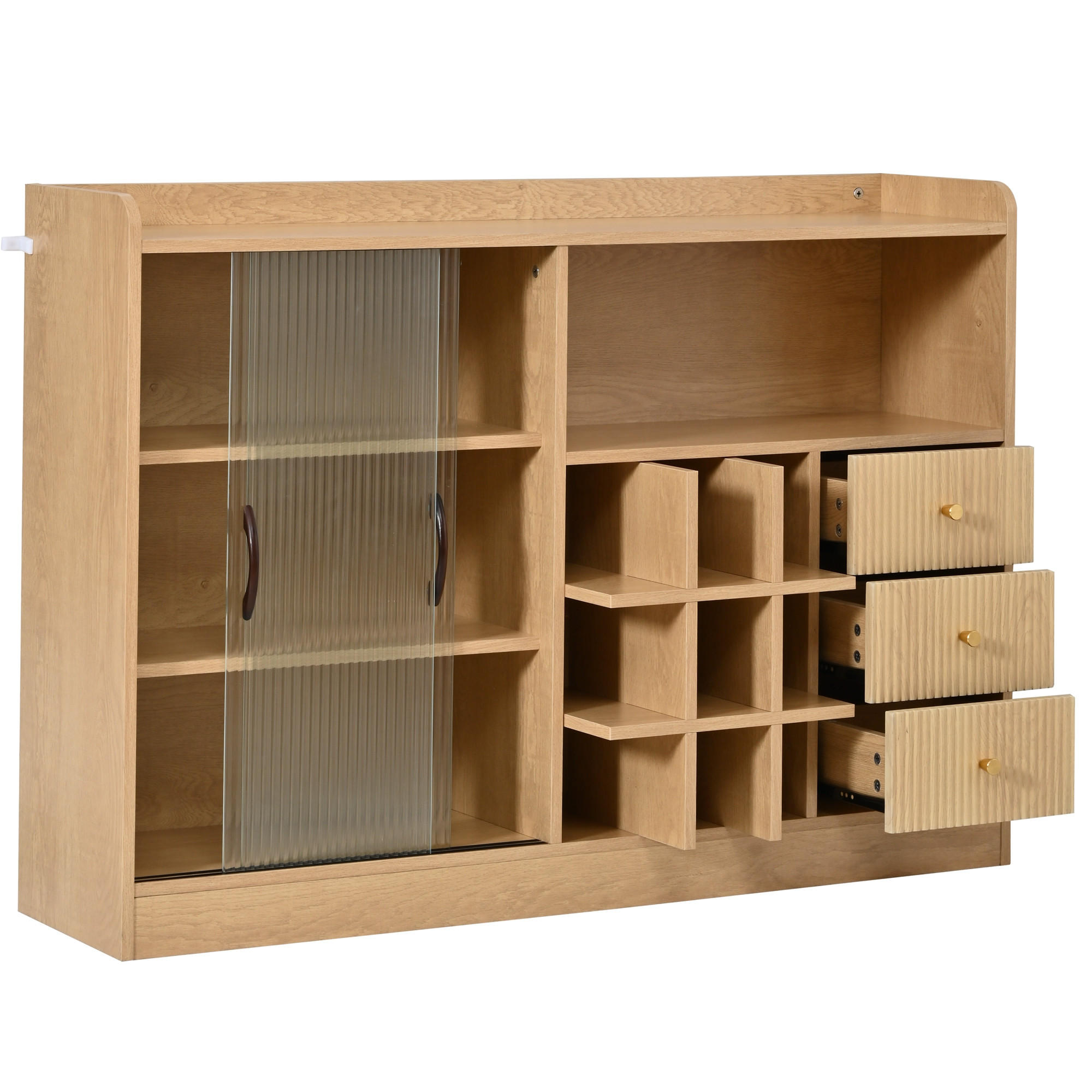 Chicfurn Sideboard Natur 120x85x30 cm