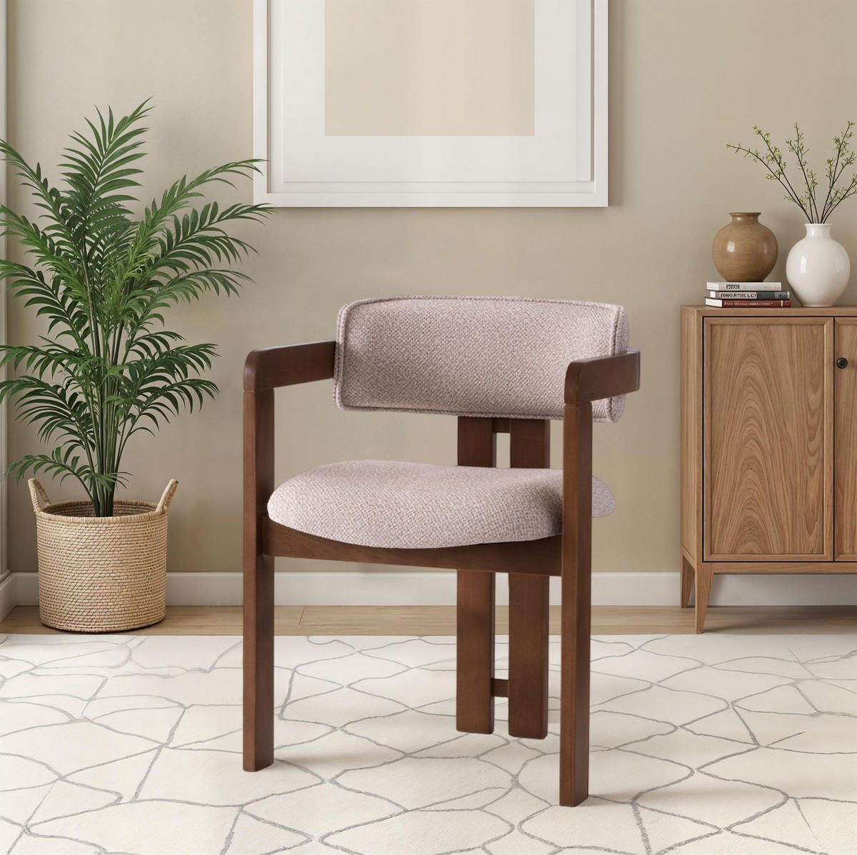 STUHL & BARHOCKER cozy Braun - Braun, Textil (57/76/44cm) - Habitat Garten