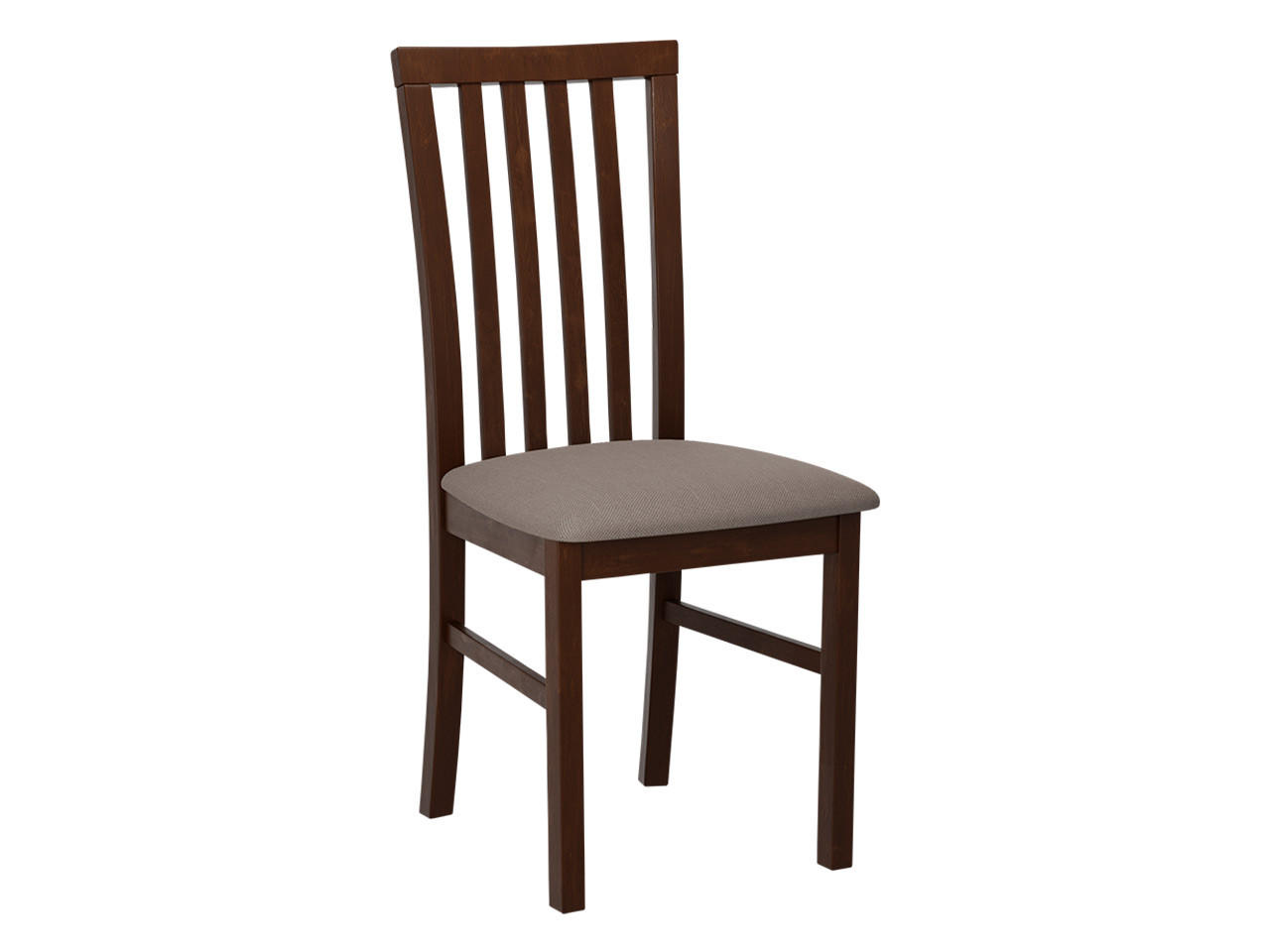 STUHL Milano I, Holzfarbe: Walnuss - Walnussfarben/Bronzefarben, Holz (43/93/40cm) - MIRJAN24