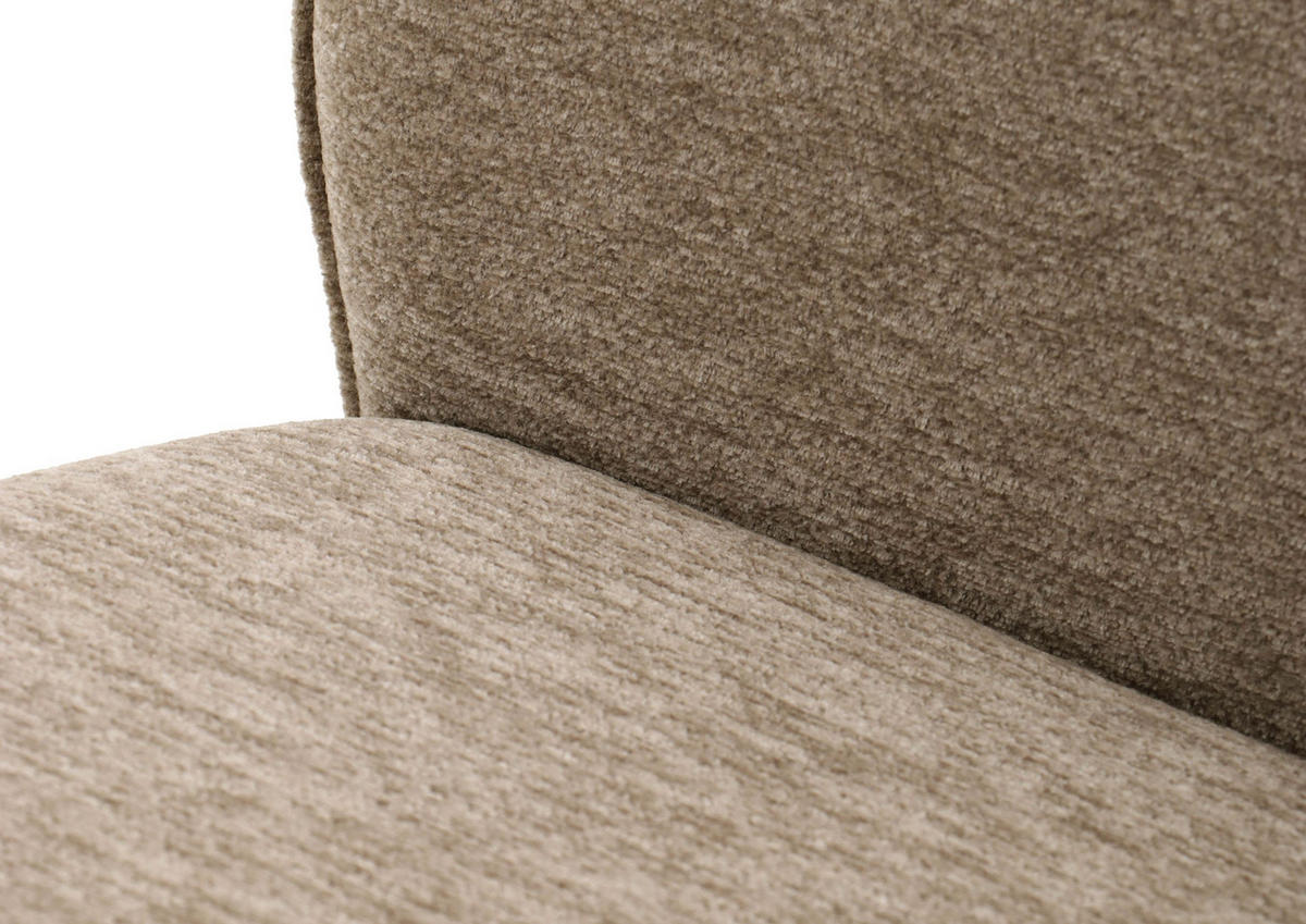 STUHL 100% Polyester 47 x 61 x 88 cm beige / braun POLSTERSTÜHLE #02 - Beige, Kunststoff (47/88/61cm) - Massivmoebel24