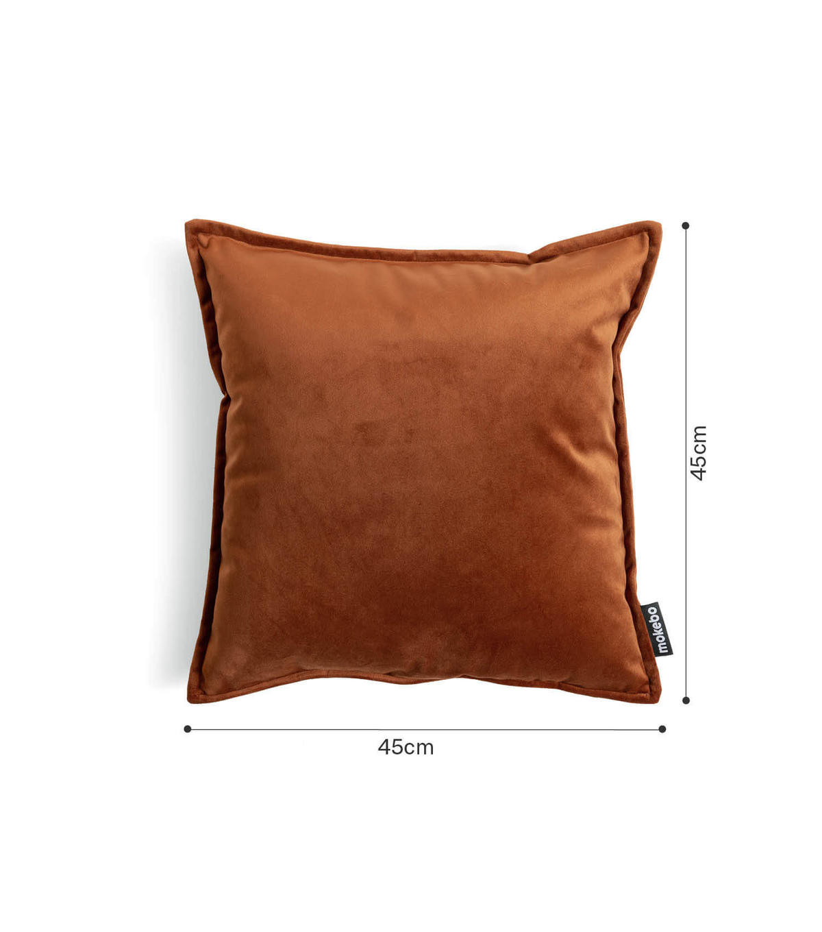 DEKOKISSEN SET Cuddle - Orange, Textil (45/8cm) - Mokebo