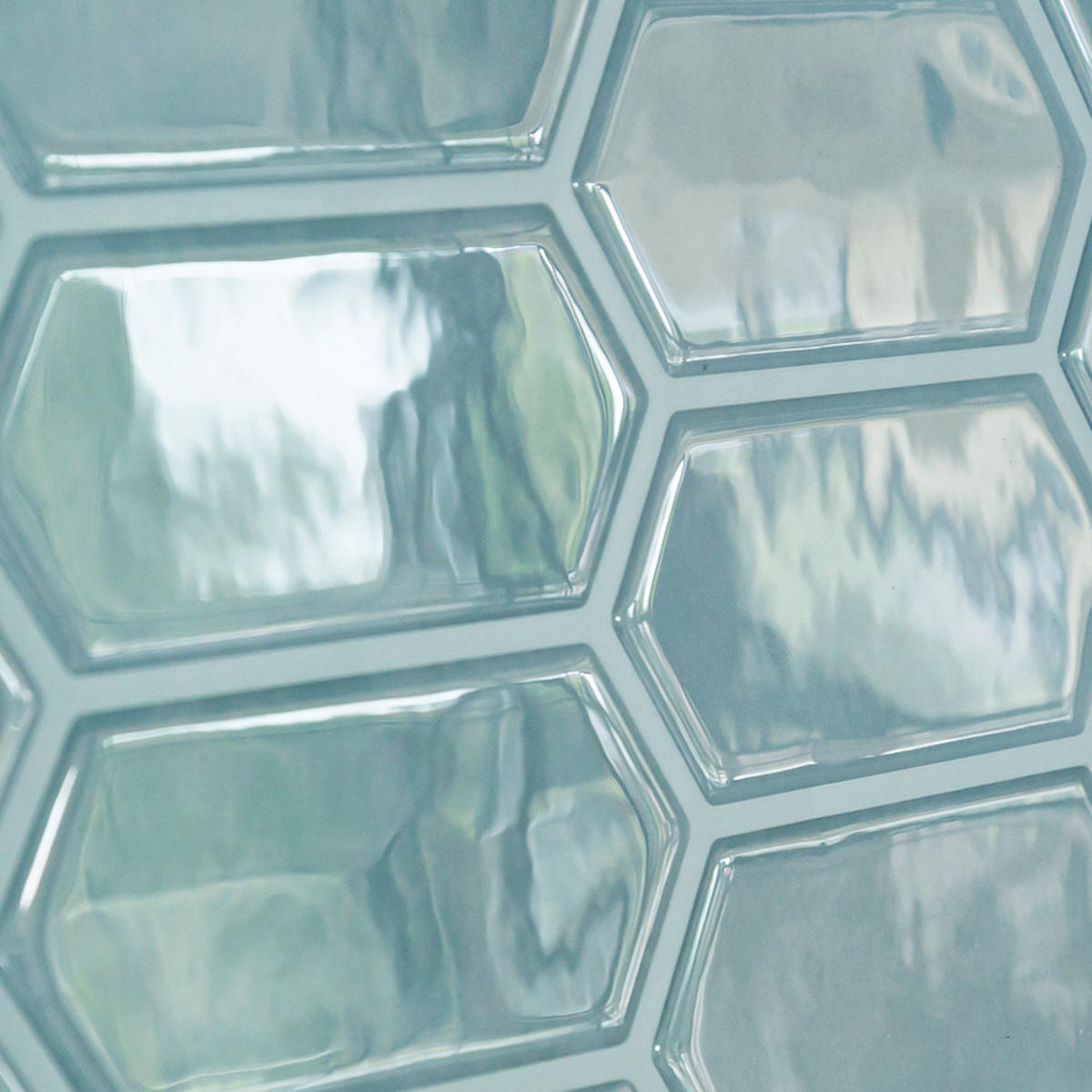 FLIESENAUFKLEBER 1 Stück 30,5 x 30,5 cm Selbstklebende Fliesen - Pera Blu - Blau, Kunststoff (30.5/0.12/30.5cm) - Mazovia