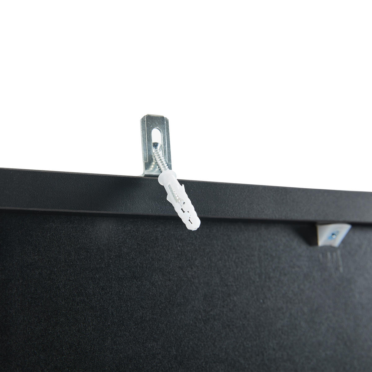 VITRINE 80/40/160 cm Schwarz aus Spanplatte mit LED-Beleuchtung - Schwarz, Holzwerkstoff (40/160/80cm) - OKMYHOME