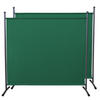 PARAVENT 2 Stück 1-tlg. 180x178 cm Grün - Grün, Metall (178/180cm) - QUICK STAR