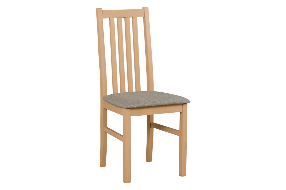 STUHL 2er ONTIKA 1, sonoma - Beige/Sonoma Eiche, Holz (43/94/40cm) - Leaf Design