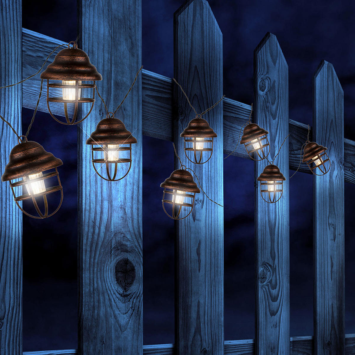 LED AUSSENLEUCHTE Rostoptik Braun - Braun, Metall (430/8/11cm) - Globo Lighting