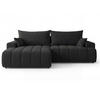 ECKSOFA Caleo Schwarz Links - Schwarz, Holz/Textil (270/170cm) - Graingold