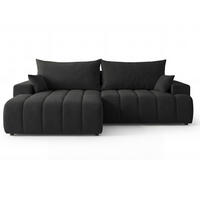 ECKSOFA Caleo Schwarz Links - Schwarz, Holz/Textil (270/170cm) - Graingold