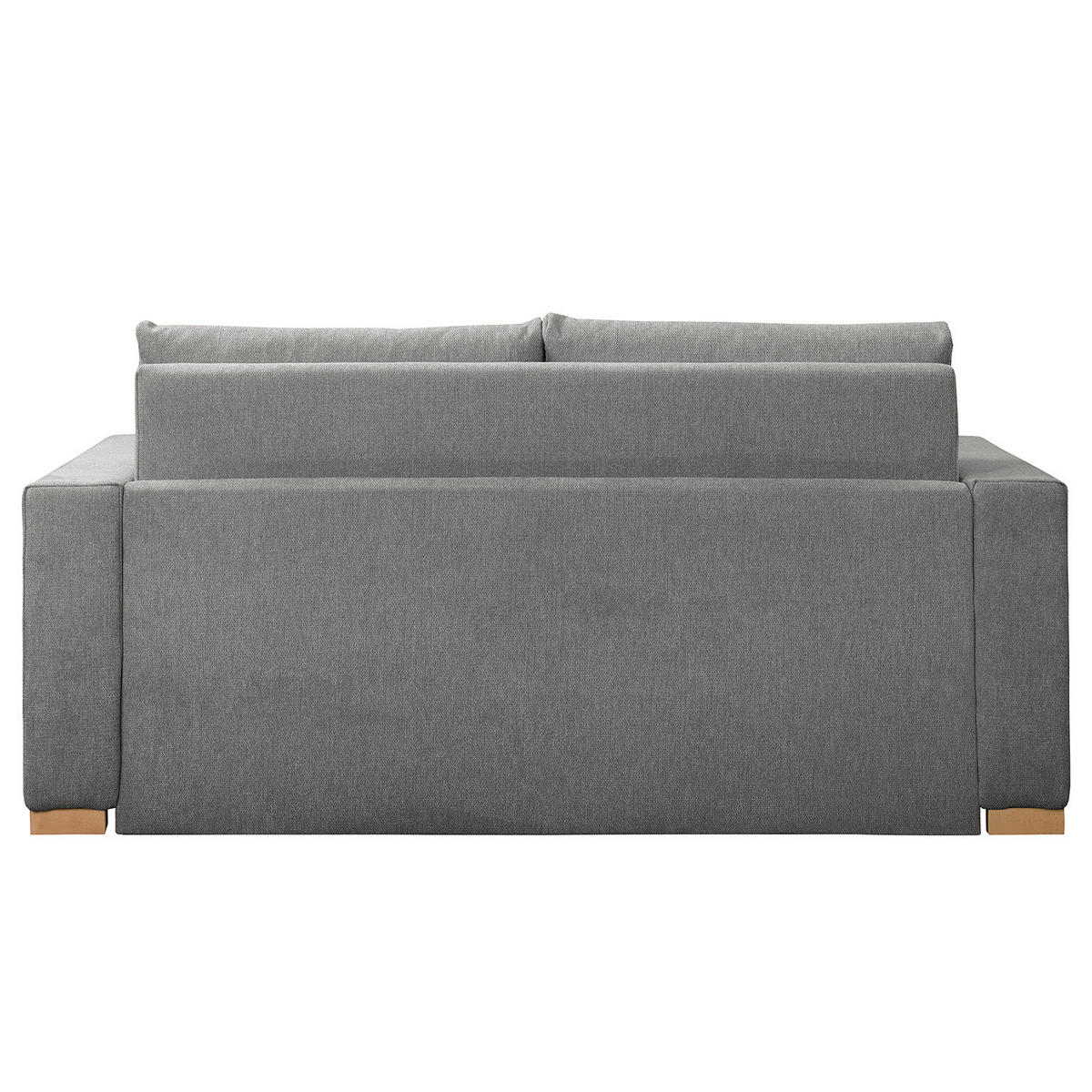SCHLAFSOFA - Buchefarben/Grau, Holz/Buchenholz (153/90/90cm) - home24