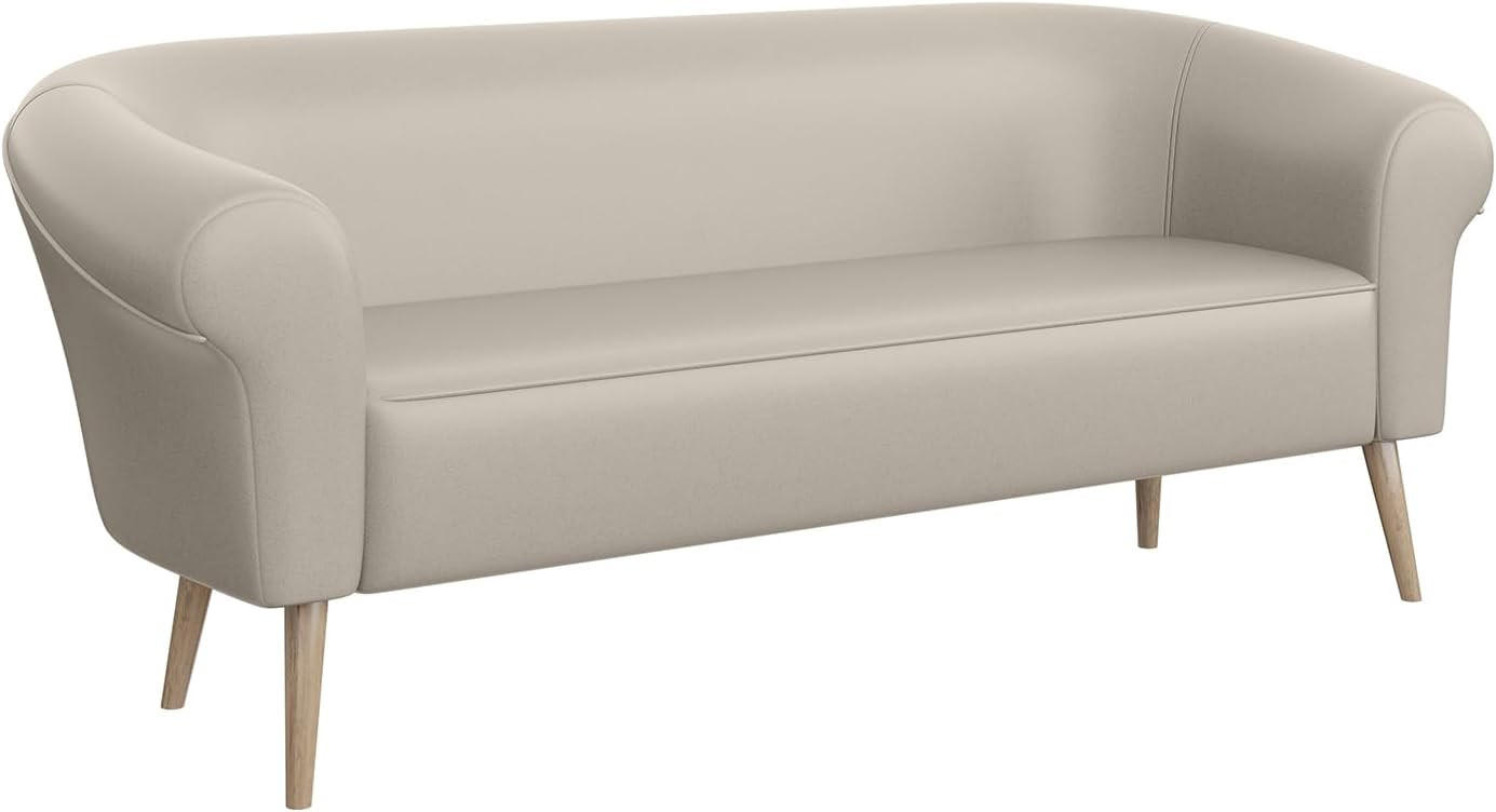 Meblini Sofa Beige 176x70x57 cm
