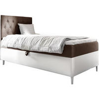 KINDERBETT FLIPPO 1 - Braun/Weiß, Holzwerkstoff (102/208cm) - Meblini