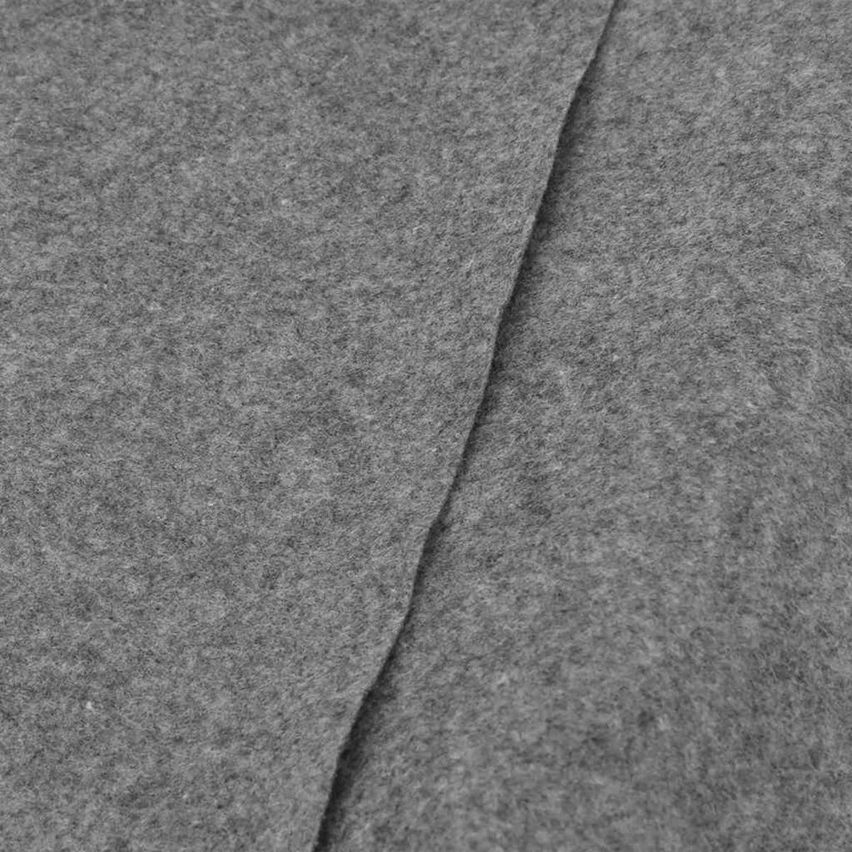 POOL-BODENTUCH Hellgrau Ø306 Cm Polyester Geotextil - Grau, Textil (306/306cm) - vidaXL