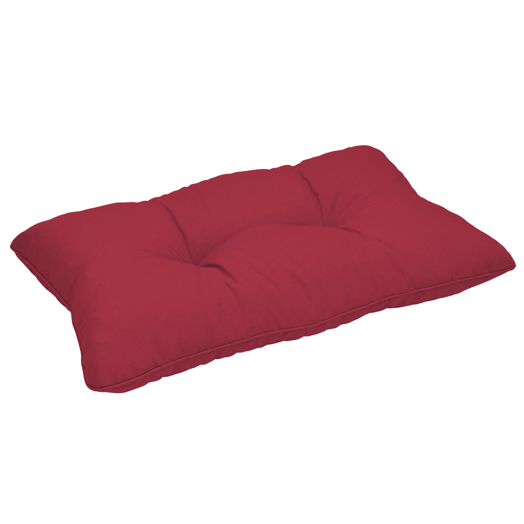 LOUNGEKISSEN Xluna Rücken 60/40/12 cm Rot - Rot, Textil (60/40/12cm) - Beautissu 