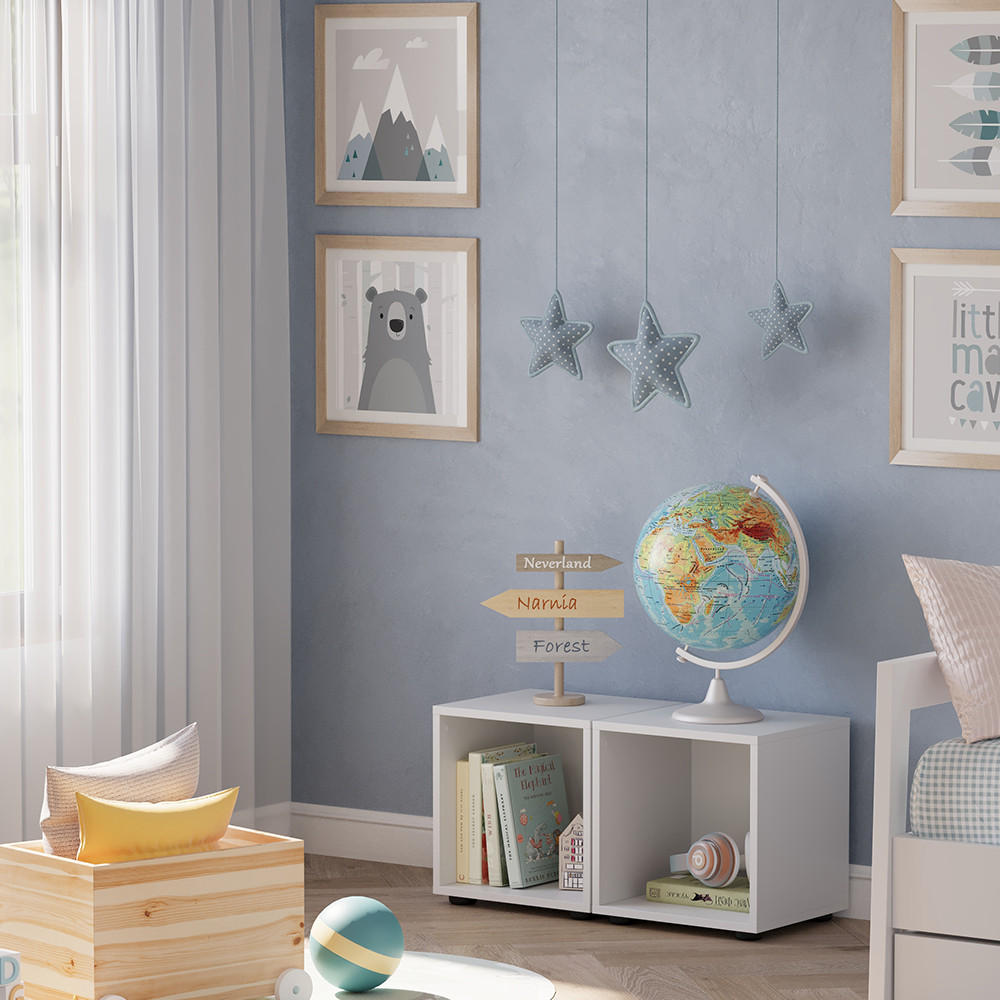 Thumbnail - Vicco Kinderregal, Weiß, Holzwerkstoff, Rechteckig, 36.4x38.2x32.1 cm, Kinder- & Jugendzimmer, Kindermöbel, Kinderregale