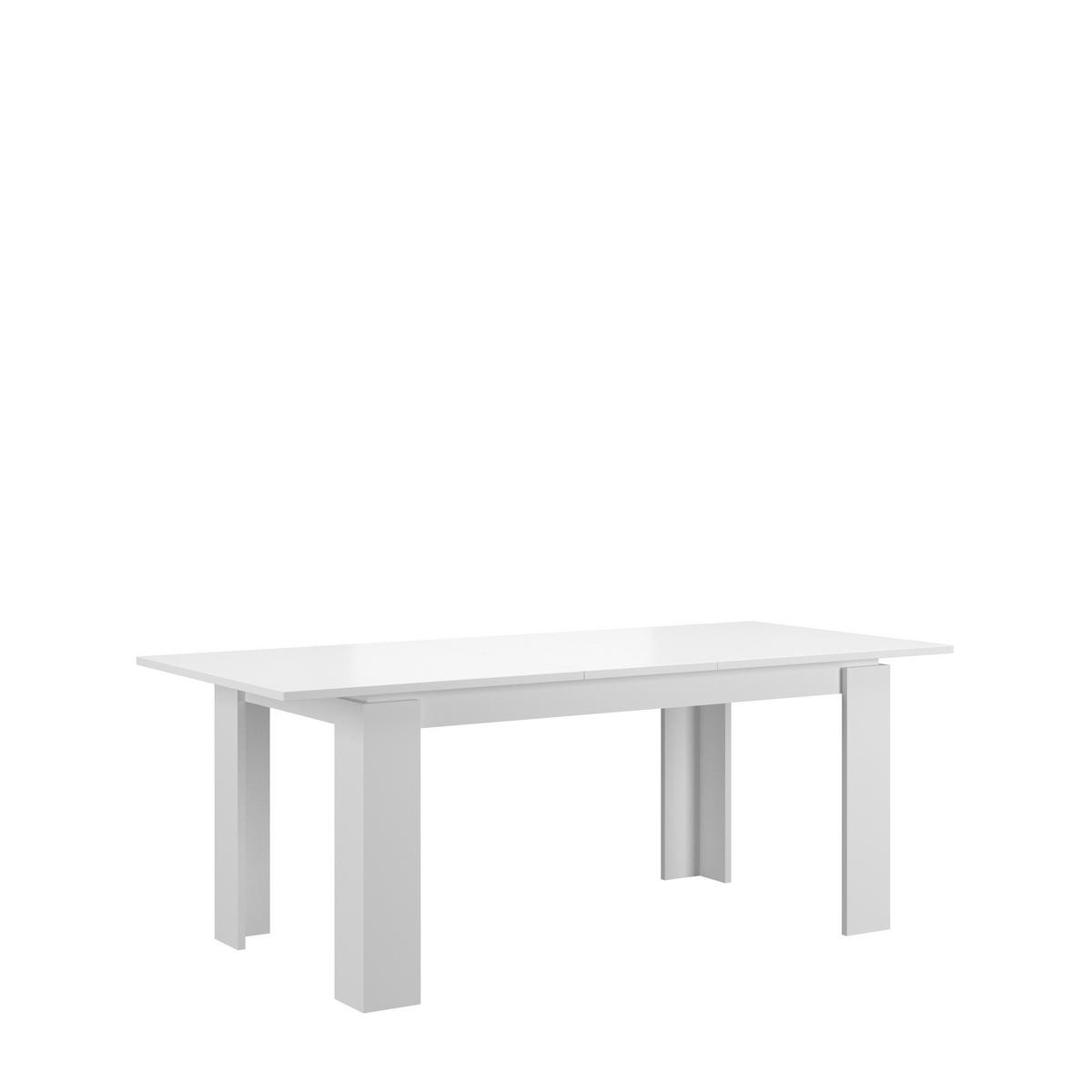 ESSTISCH Titan Tische in weiß Nachbildung - modernes Design - B/H/T: 160x76x90 cm - Weiß, Holzwerkstoff (90/160/76cm)