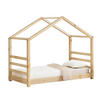 HAUSBETT Vardø - Naturfarben, Holz (80/160cm) - [en.casa]