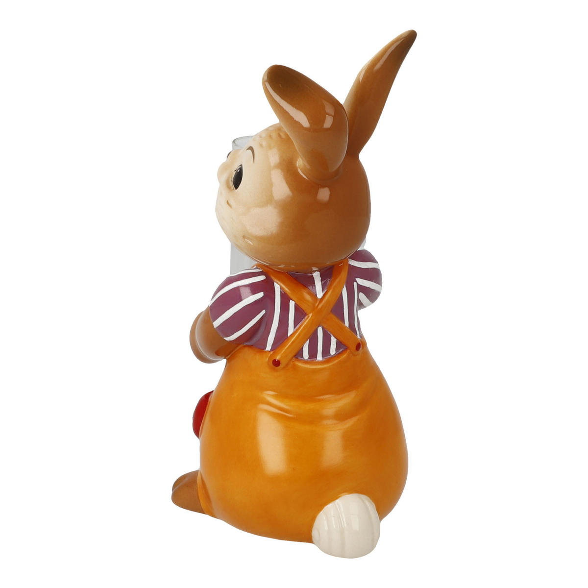 DEKOTIER Hase mit Vase Blütentraum, Steingut, Bunt, 14.5 cm - Multicolor, Keramik (10.5/14.5/7cm) - Goebel