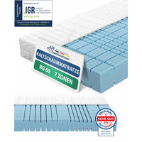 KALTSCHAUMMATRATZE 160/200 cm H3 - 19cm Höhe & Tencel Bezug - Weiß, Textil (160/200cm) - AM Qualitätsmatratzen