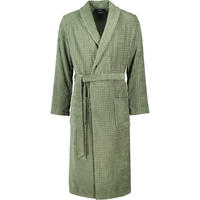 BADEMÄNTEL HERREN SCHALKRAGEN WAFFELPIQUÉ 6508 FIELD - 453 - Grün, Textil (Mnull) - Cawoe