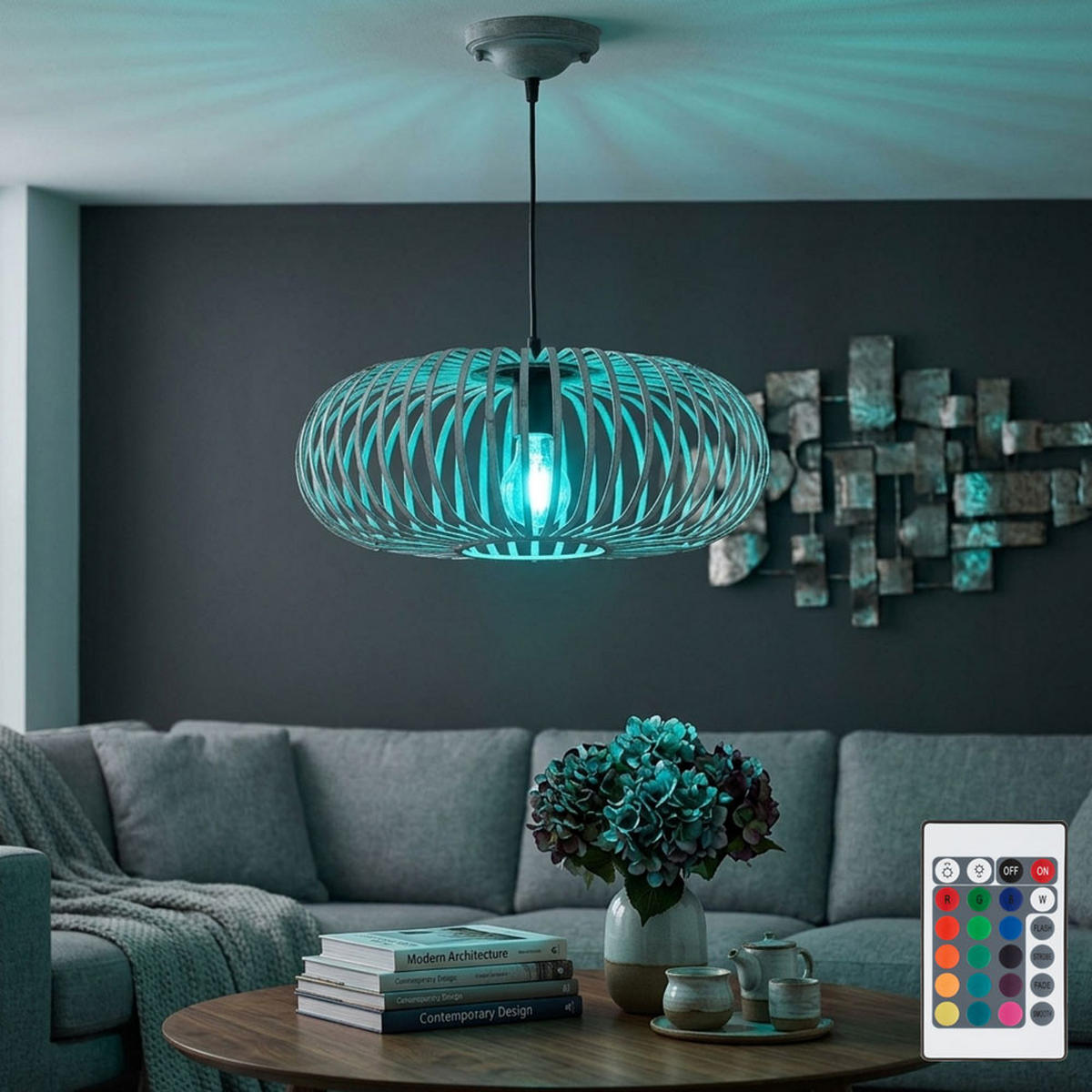 LED HÄNGELEUCHTE Johann Silber - Silberfarben, Metall (40/11.2/150cm)
