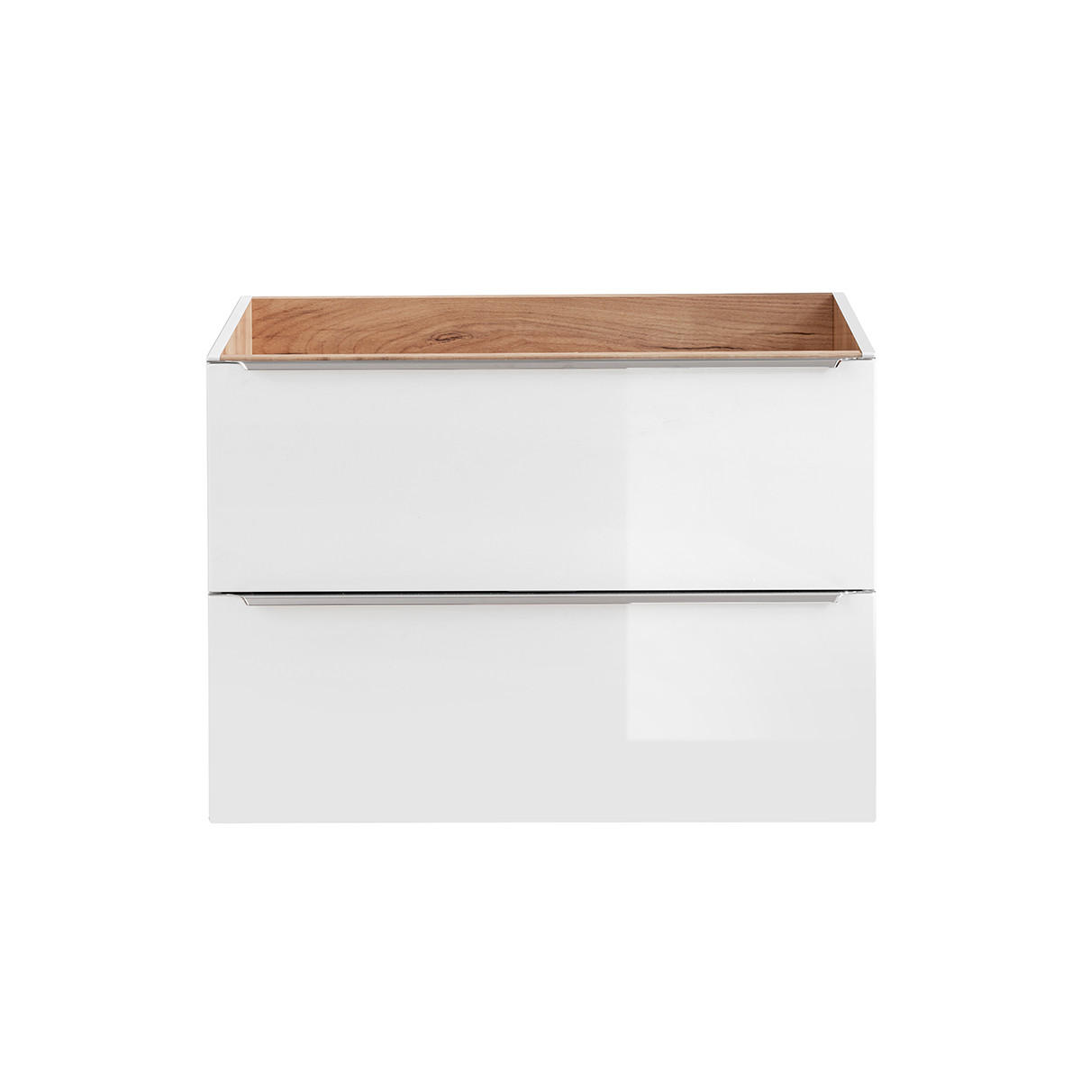 WASCHTISCHUNTERSCHRANK 80cm April Weiß - Weiß, Holzwerkstoff (80/57/46cm) - Petits-meubles