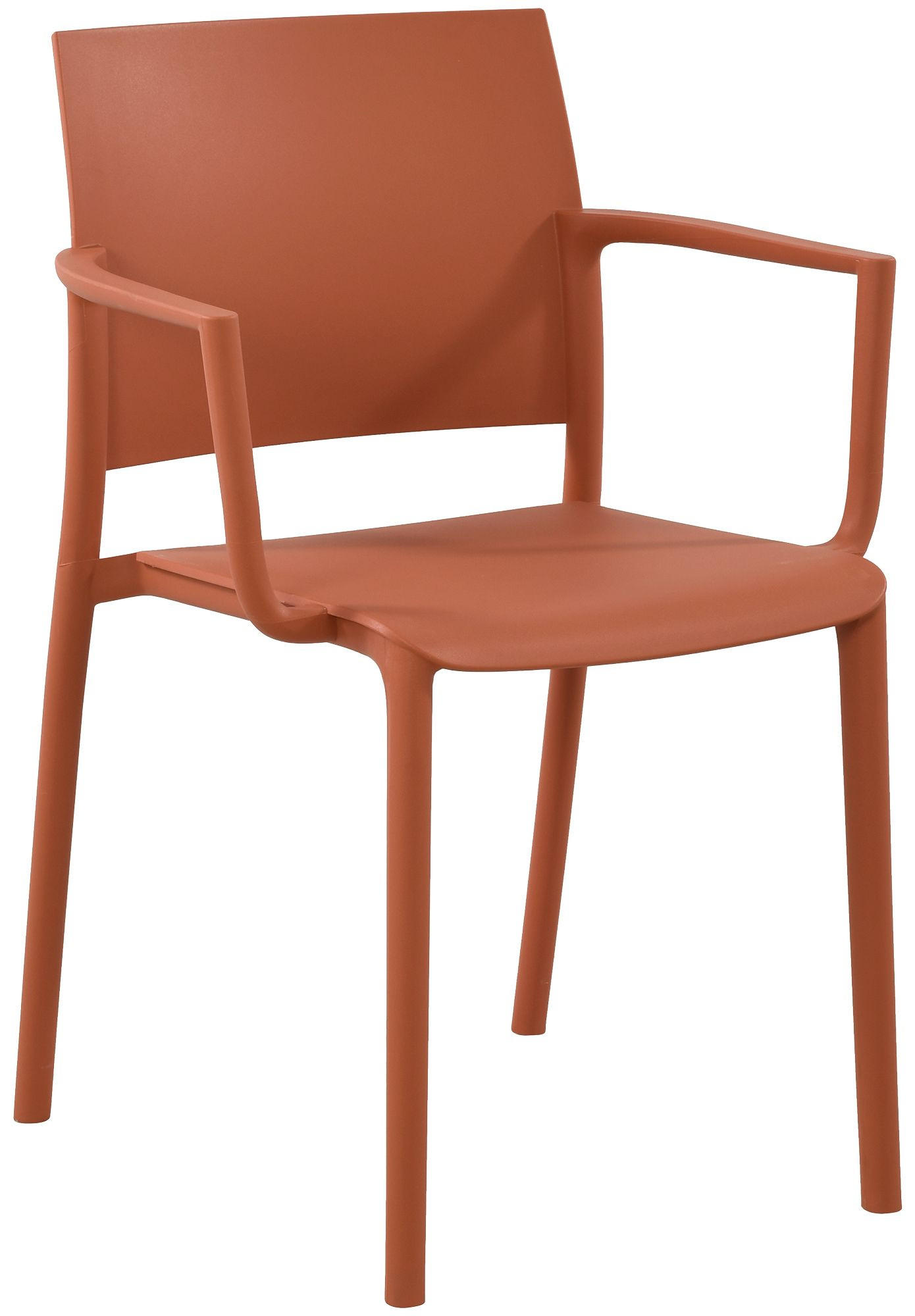 GARTENSTUHL Kunststoff Terracotta - Terracotta, Kunststoff (57/81/52cm) - CLP