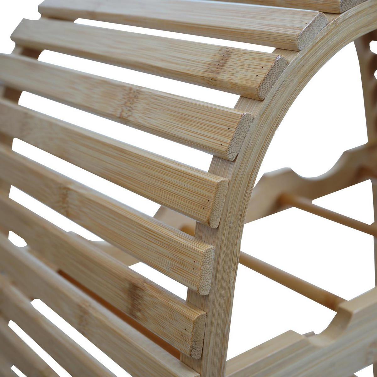 WEINREGAL Braun - Braun, Holz (46/85/25cm) - MCW