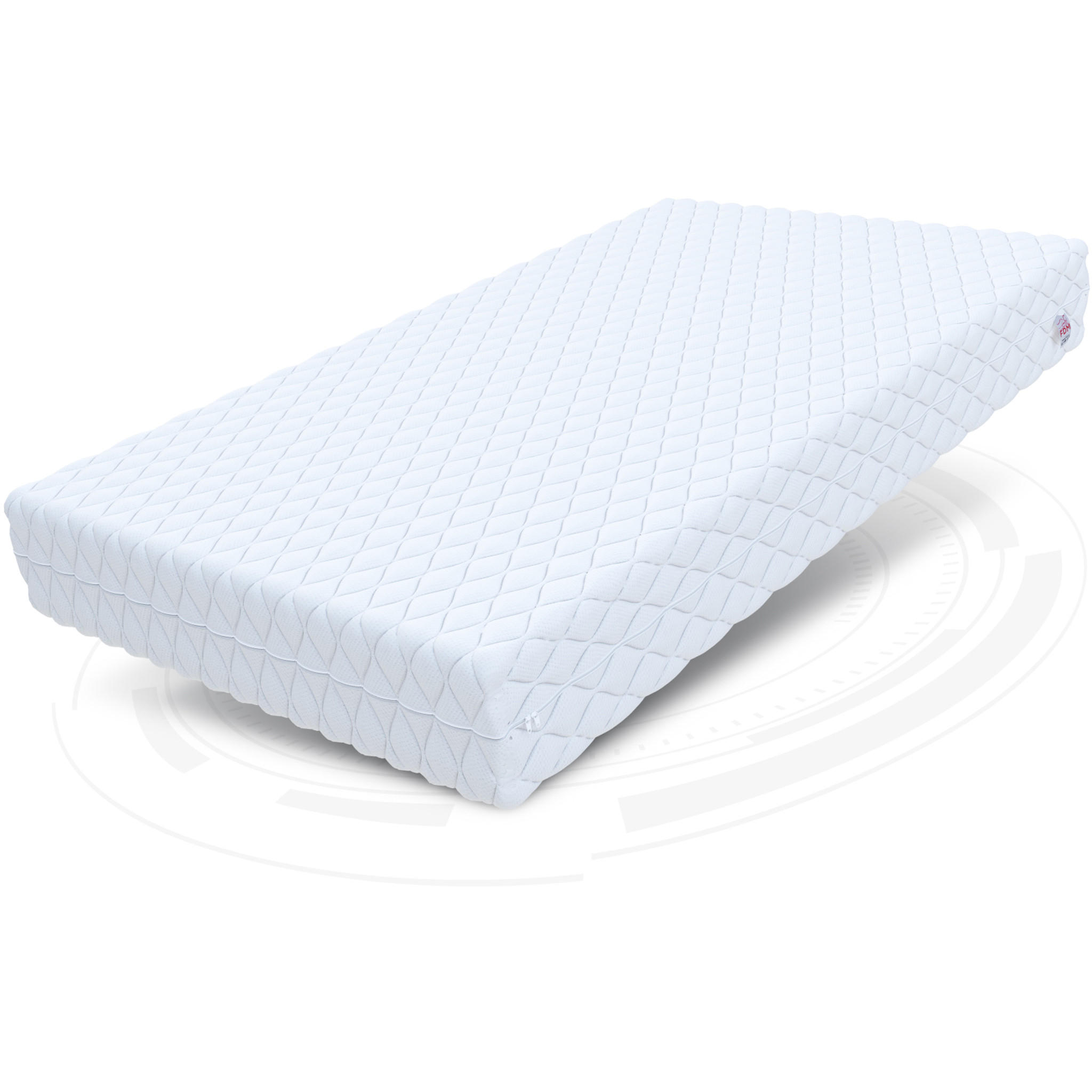 KINDERMATRATZE Leon - Weiß, Textil (60/120cm) - FDM